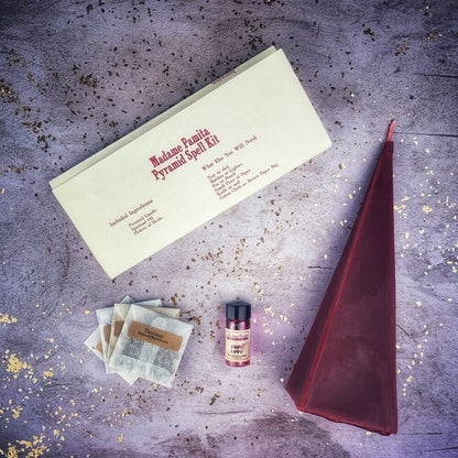 Pyramid of Power Candle Spell Kit - Long-Lasting Success & Stability - Spirit Nest