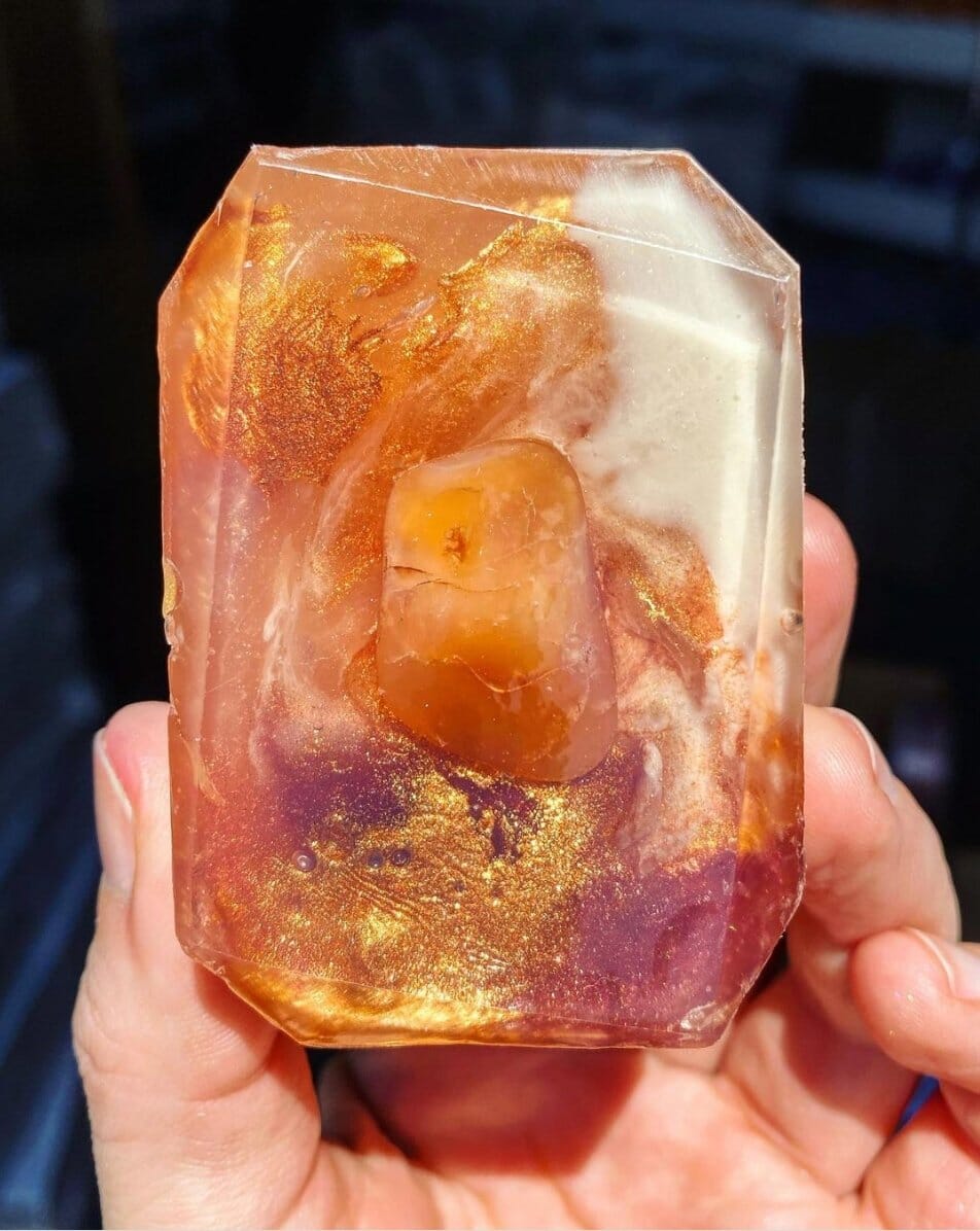 Radiate Warmth Sacral Chakra Soap – Carnelian Energy Ritual Soap