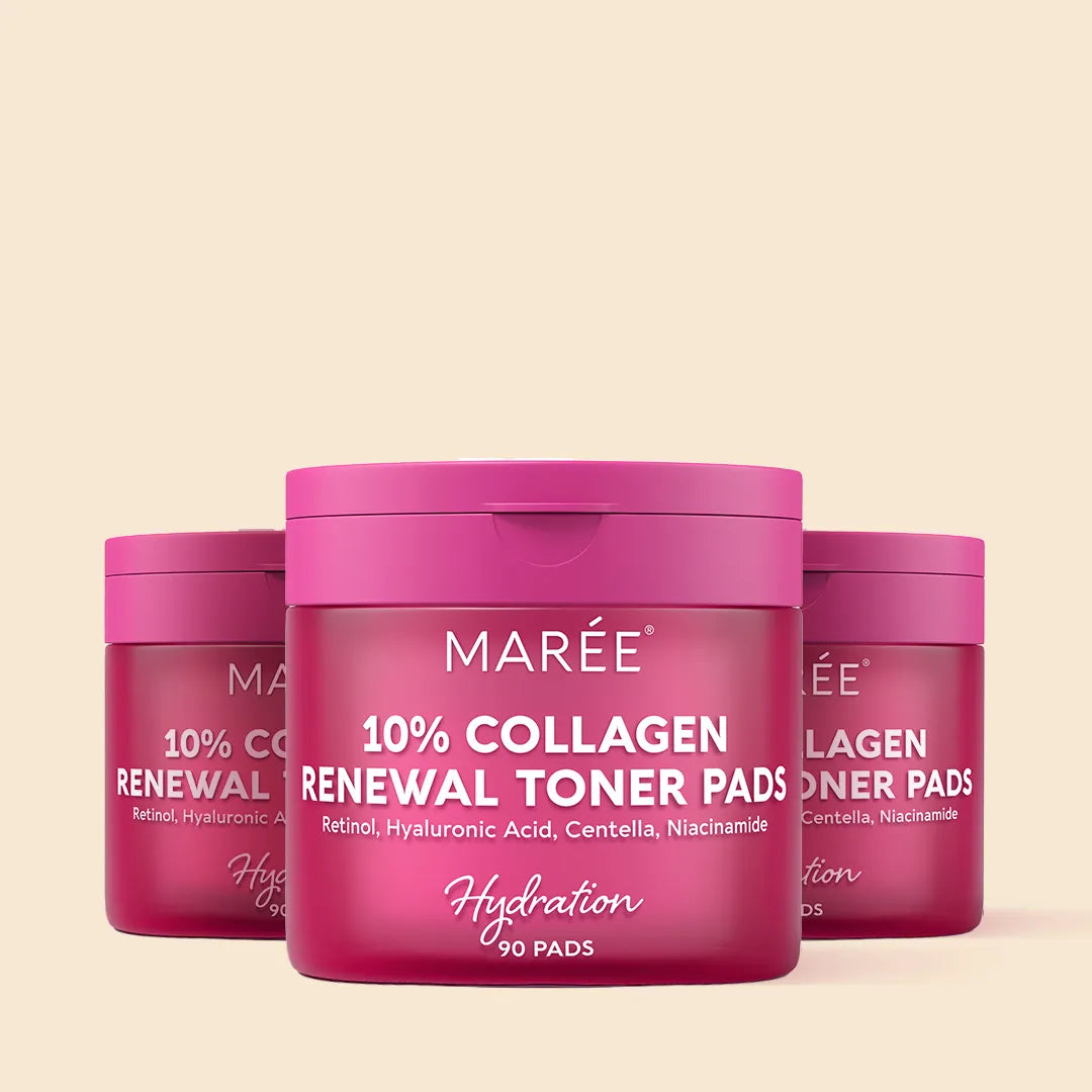 Collagen & Retinol Toner Pads - Hydrating & Smoothing Facial Pads