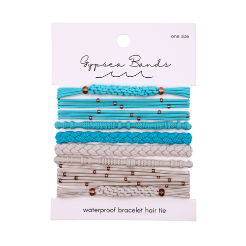 Solana Hair Tie Bracelet Set - Waterproof No-Snag Elastic Stacks - Spirit Nest