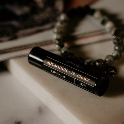 Spearmint + Lavender Lip Balm – Cooling & Soothing Natural Lip Care