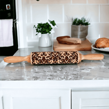 Rolling Pins - Box Style | Engraved Wooden Baking Roller