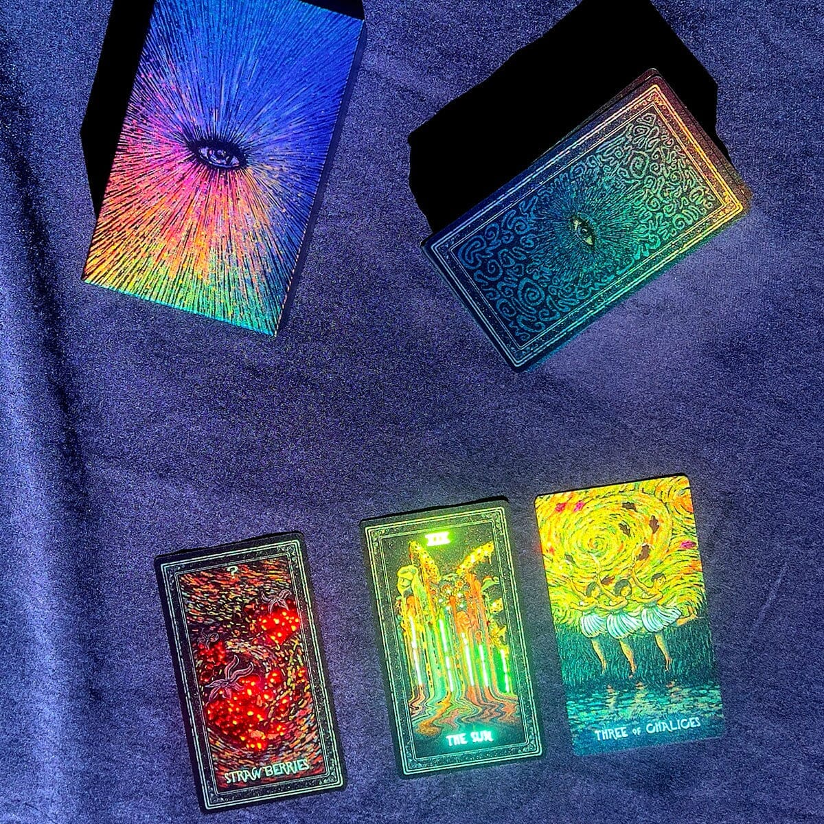 The Illuminated Prisma Visions Tarot – 10th Anniversary Holographic Edition