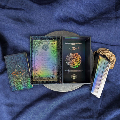 The Illuminated Prisma Visions Tarot – 10th Anniversary Holographic Edition