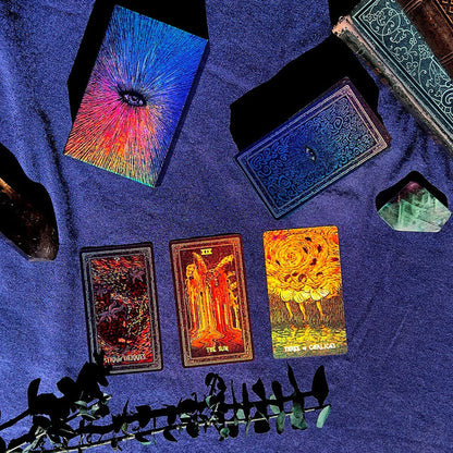 The Illuminated Prisma Visions Tarot – 10th Anniversary Holographic Edition