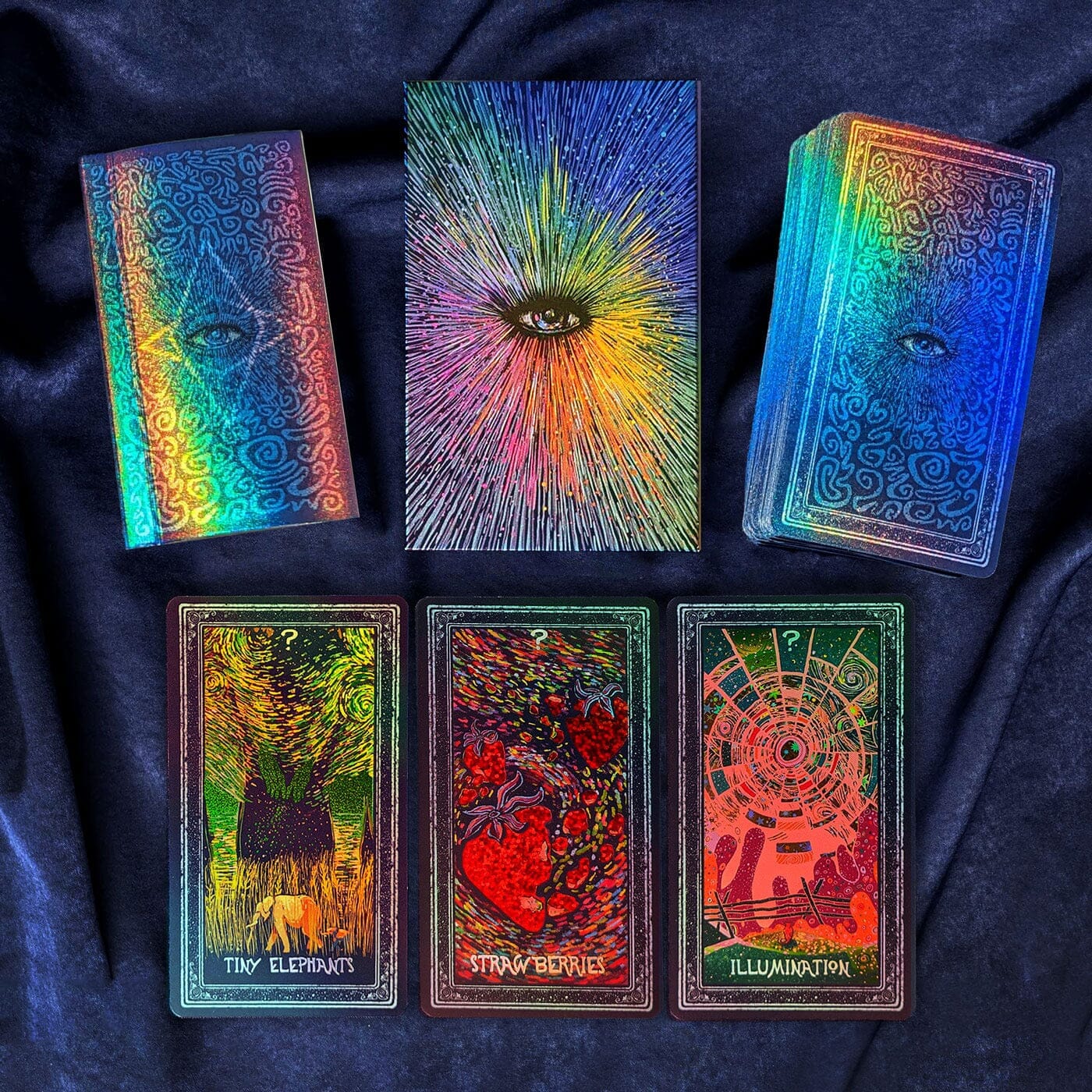The Illuminated Prisma Visions Tarot – 10th Anniversary Holographic Edition