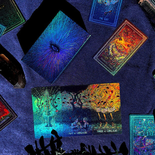 The Illuminated Prisma Visions Tarot – 10th Anniversary Holographic Edition