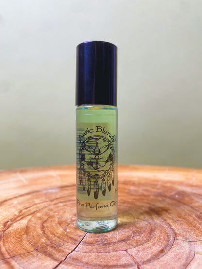 Tropical Rain Roll-on Perfume Oil - Leafy Greens & Blonde Woods