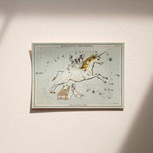 “Monoceros Constellation” Unicorn Art Print