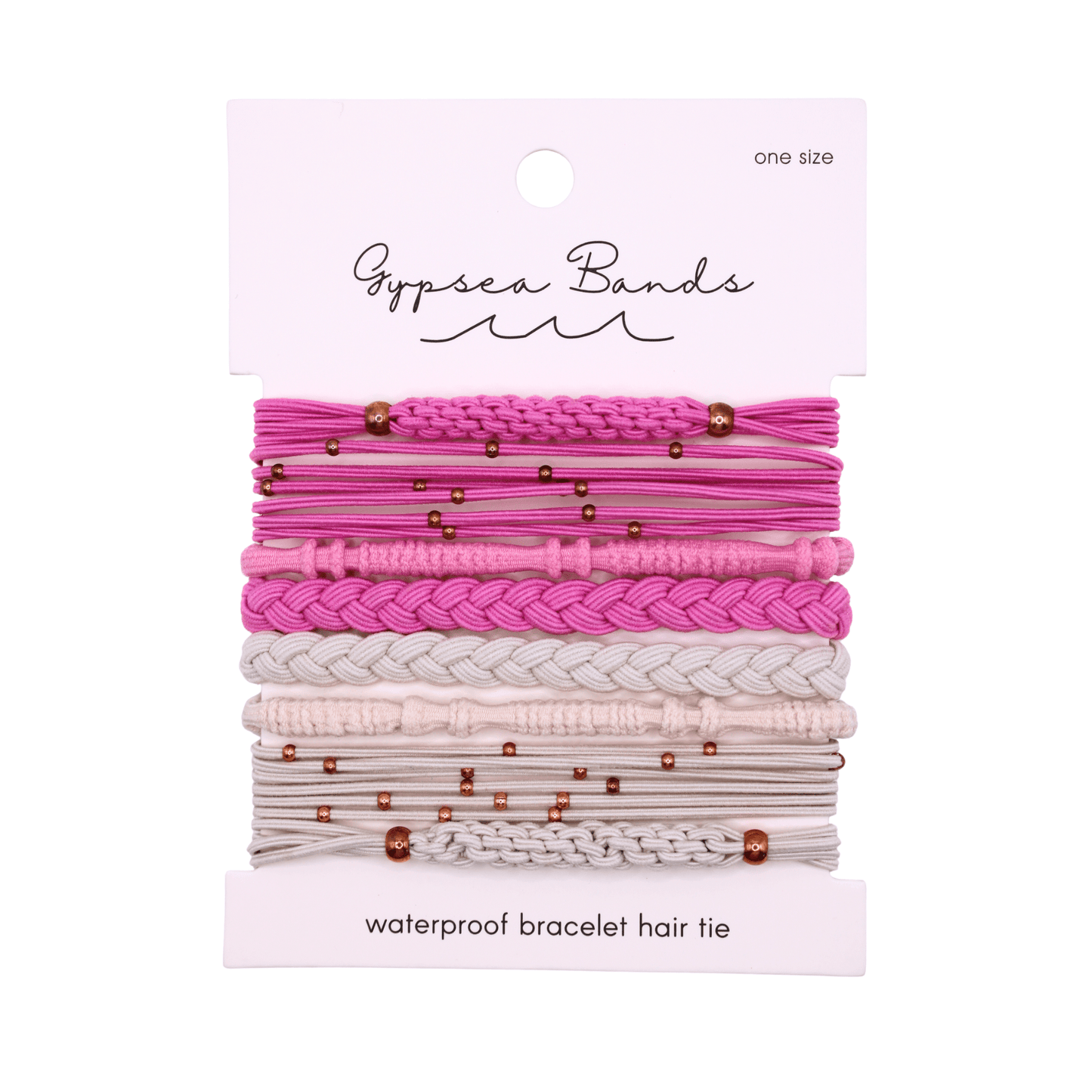 Venice Hair Tie Bracelet Set - Waterproof No-Snag Elastic Stacks - Spirit Nest