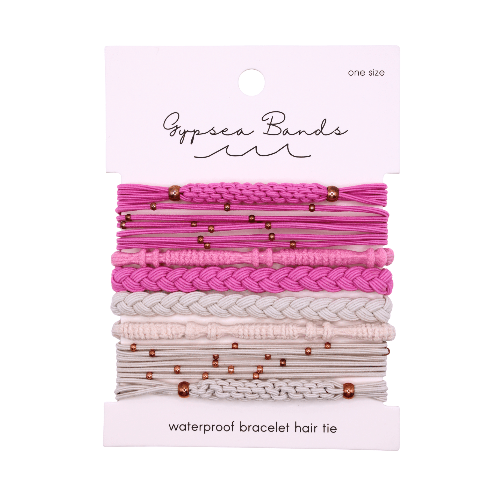 Venice Hair Tie Bracelet Set - Waterproof No-Snag Elastic Stacks - Spirit Nest