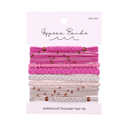 Venice Hair Tie Bracelet Set - Waterproof No-Snag Elastic Stacks - Spirit Nest