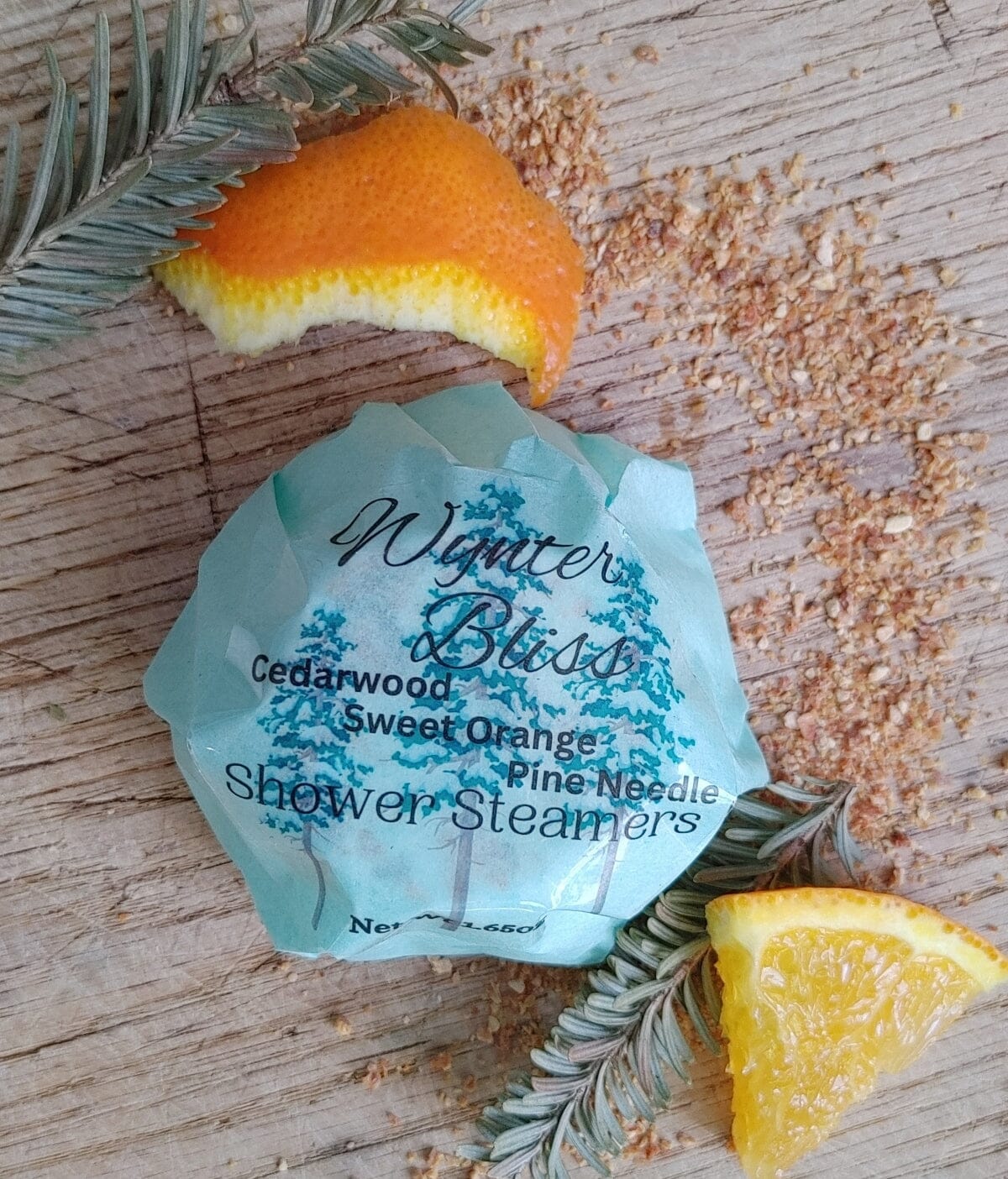 Wynter Bliss Shower Steamers – Pine, Orange & Cedarwood