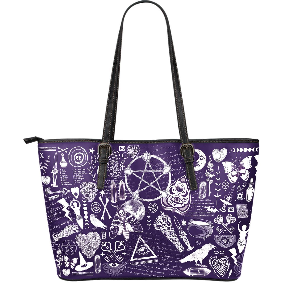 Wicca Leather Bag the Witch's Garden Handbag Wicca 