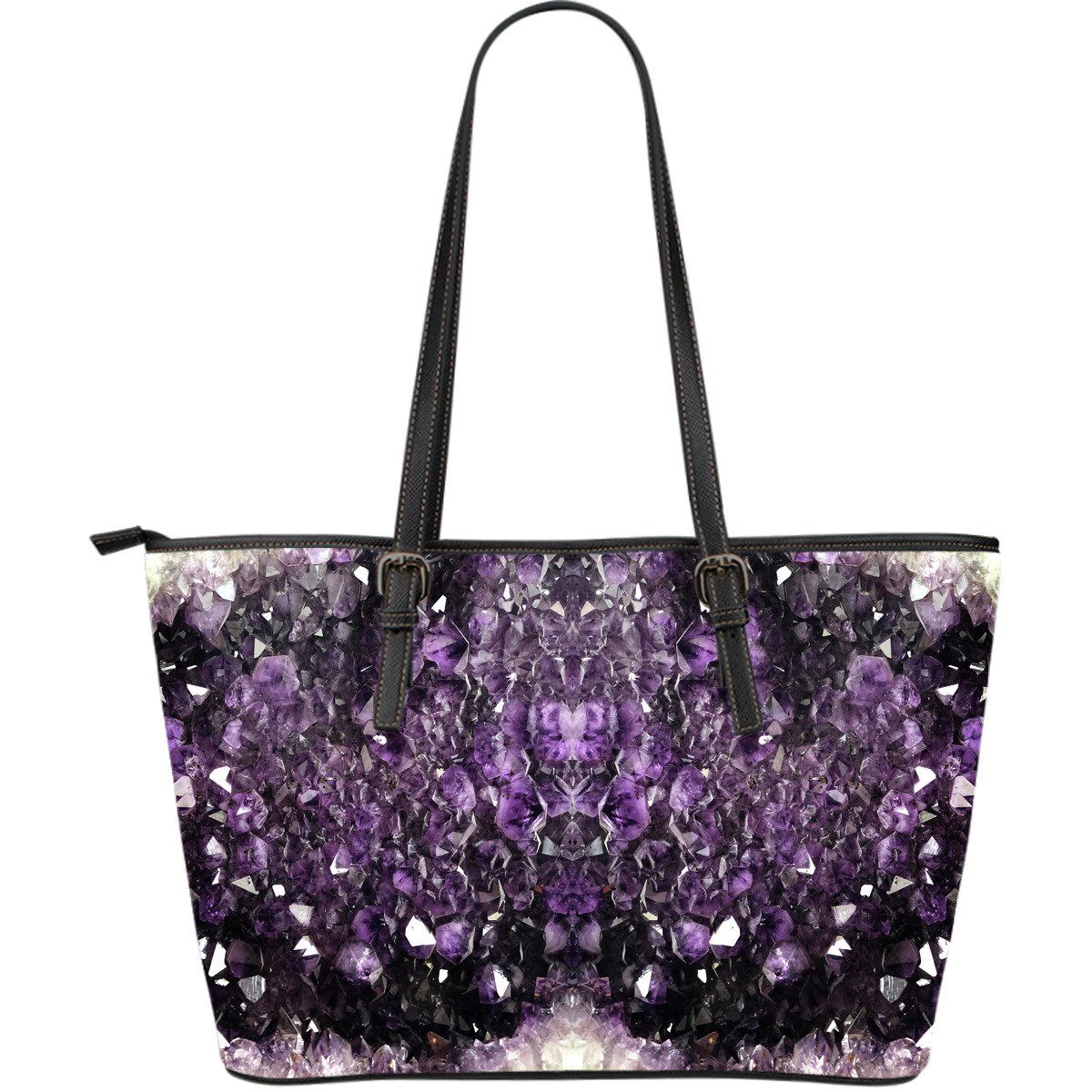 Amethyst Visions - Big artificial leather bag