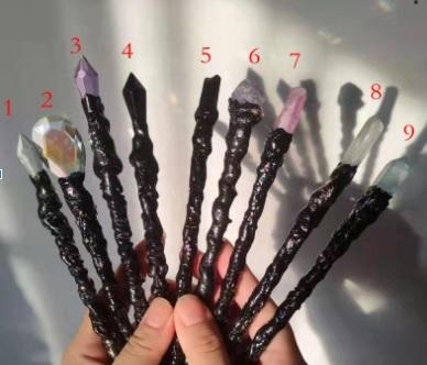 Witchy Crystal Wands