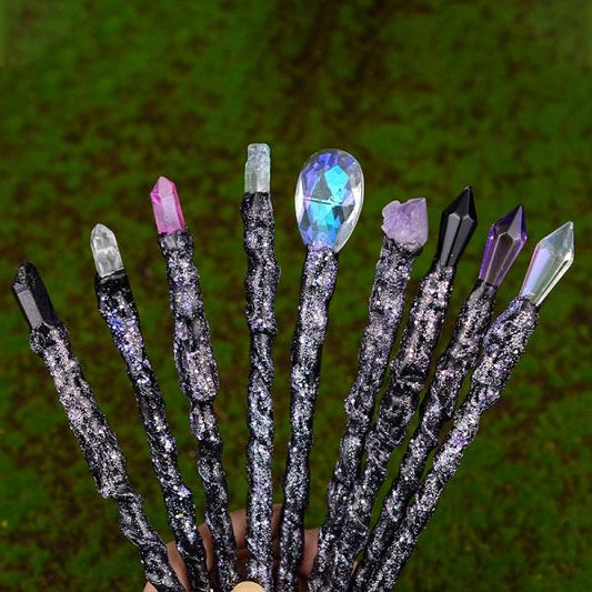 Witchy Crystal Wands