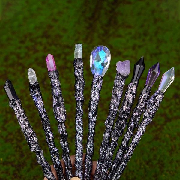 Witchy Crystal Wands