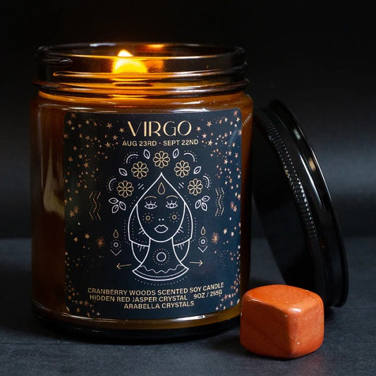 Virgo Zodiac Candle