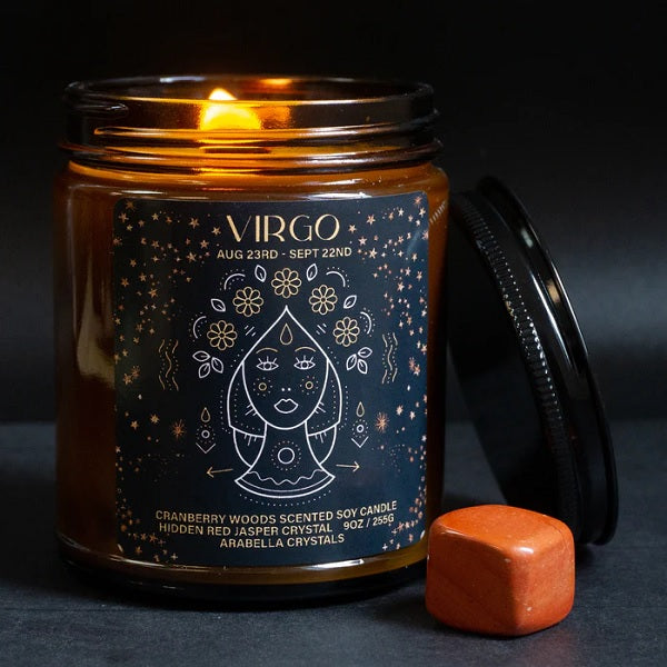 Virgo Zodiac Candle