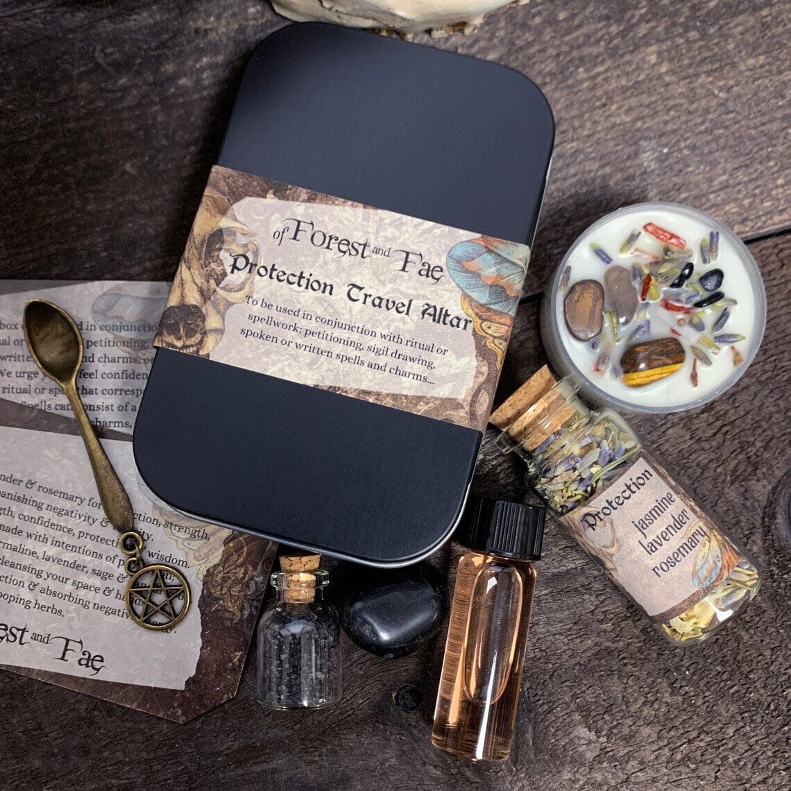 Protection Travel Altar And Ritual Witch Kit