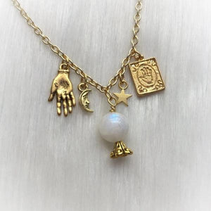Fortune Teller Charms Necklace