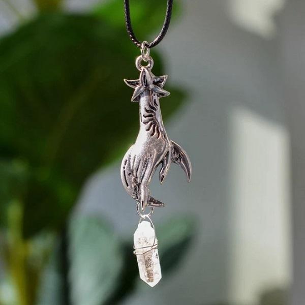 Witch Hand Crystal Necklace