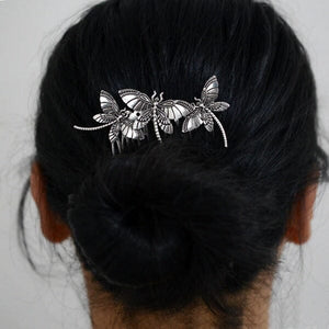 Vintage Dragonfly Hair Comb