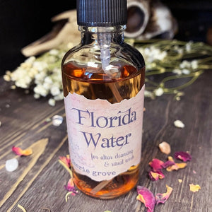 Florida Water - Herb Infused For Cleansing, Purification, Witchcraft, Ritual and Spell Work