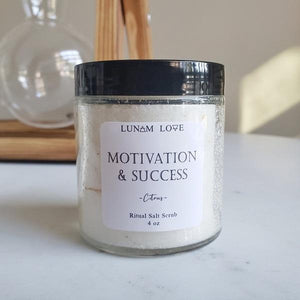 Motivation and Success Salt Scrub