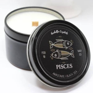 Pisces Zodiac Candle - 4oz