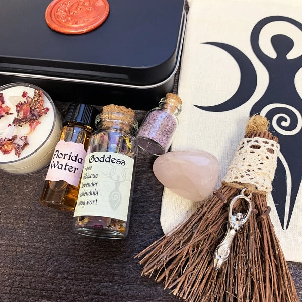 Self Love Travel Altar, Ritual Kit, Witch Kit