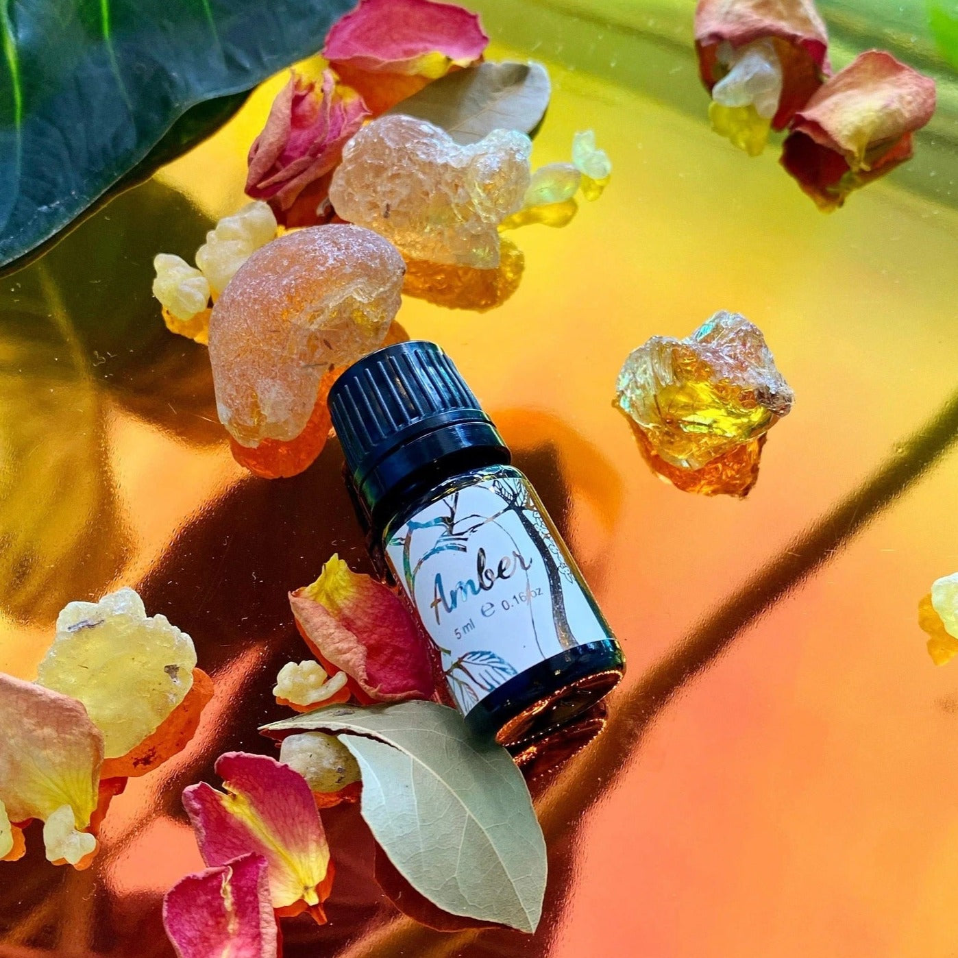 Amber (All Natural): Intentional Essential Oil Blend - For Diffusers, Anointing, & Spellwork