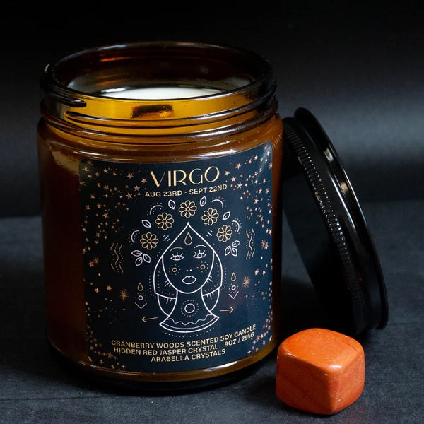 Virgo Zodiac Candle