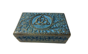 Triquetra Colored Wooden Box