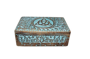 Triquetra Colored Wooden Box
