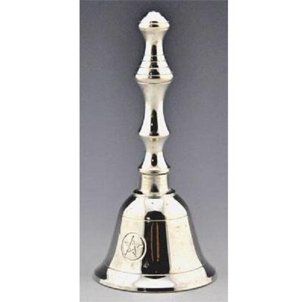 Pentacle Silver Plated Altar Bell