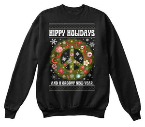 Hippy Holidays - Christmas Sweatshirt