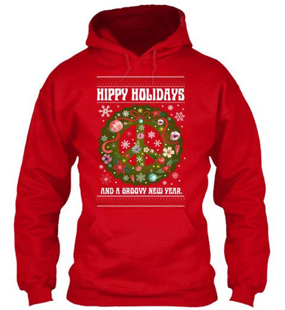 Hippy Holidays - Christmas Sweatshirt