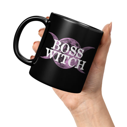 Boss Witch - 11oz Black Mug