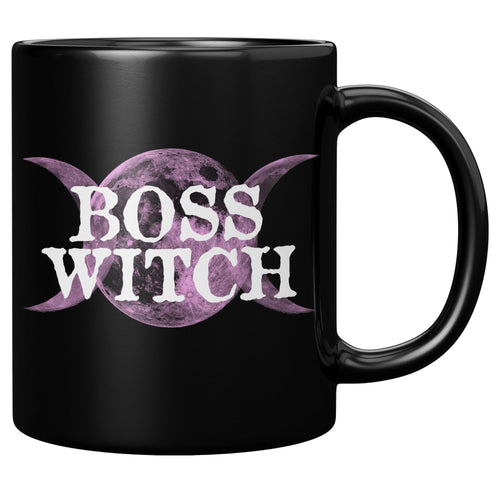 Boss Witch - 11oz Black Mug