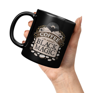 Coffee The Original Black Magic - 11oz Black Mug