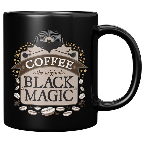 Coffee The Original Black Magic - 11oz Black Mug