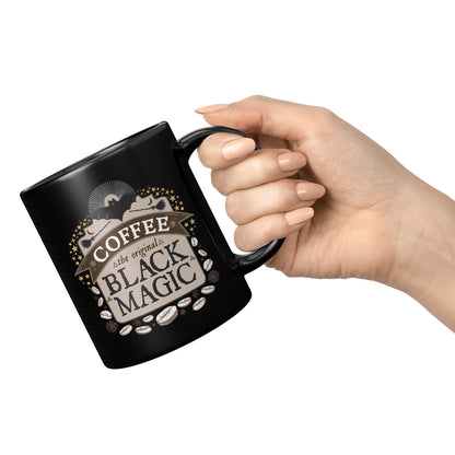 Coffee The Original Black Magic - 11oz Black Mug