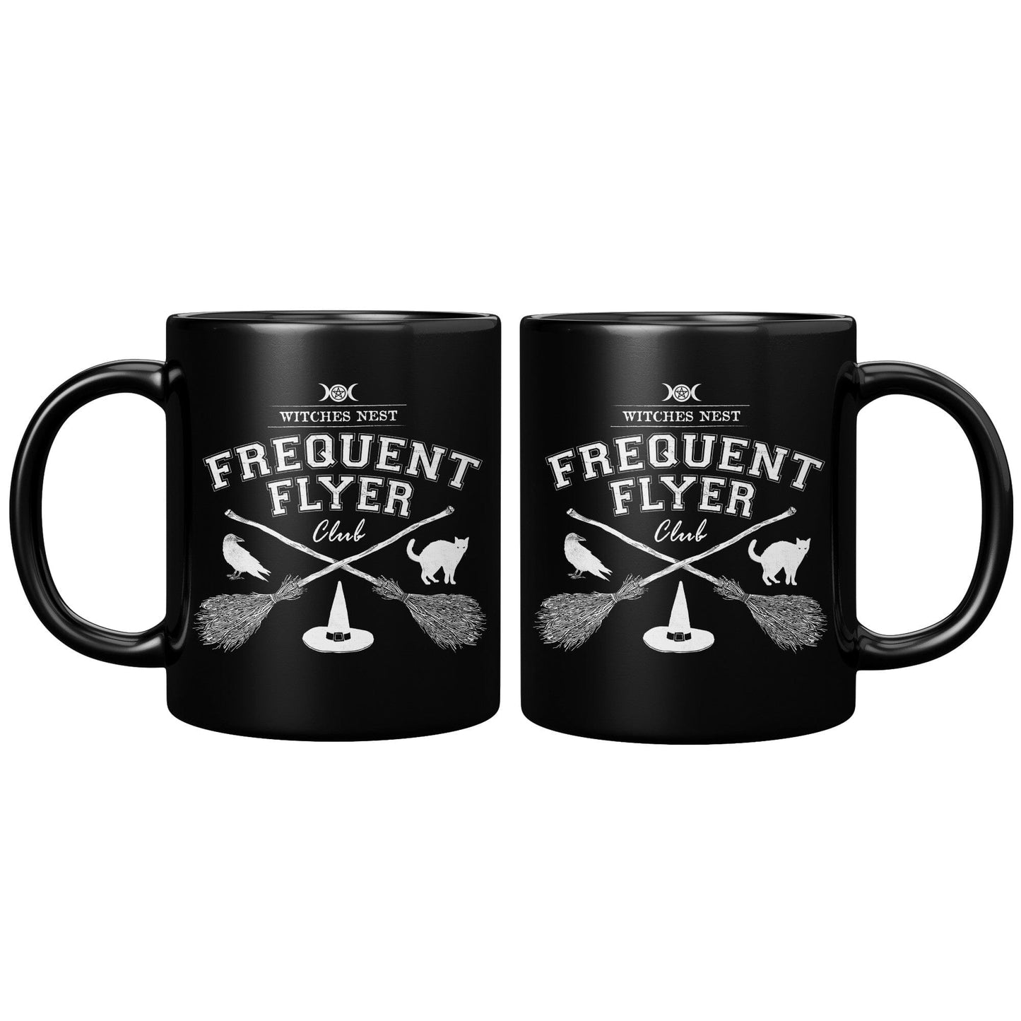 Frequent Flyer -  11oz Black Mug