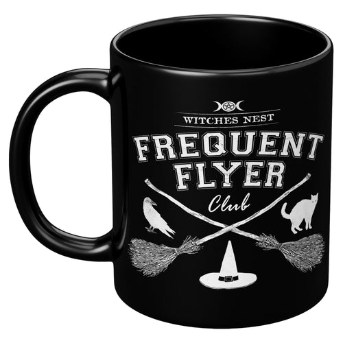 Frequent Flyer -  11oz Black Mug
