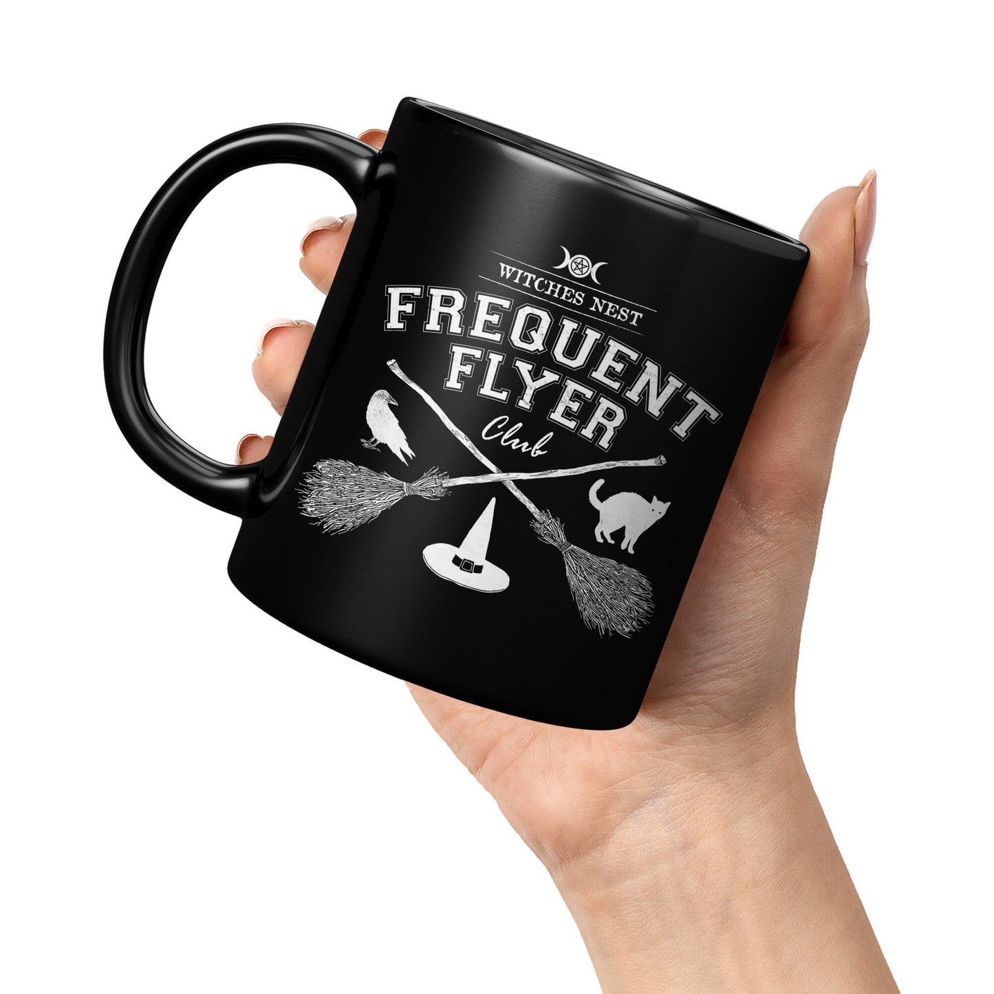Frequent Flyer -  11oz Black Mug