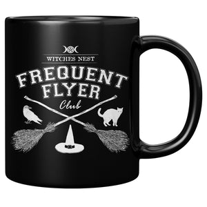 Frequent Flyer -  11oz Black Mug