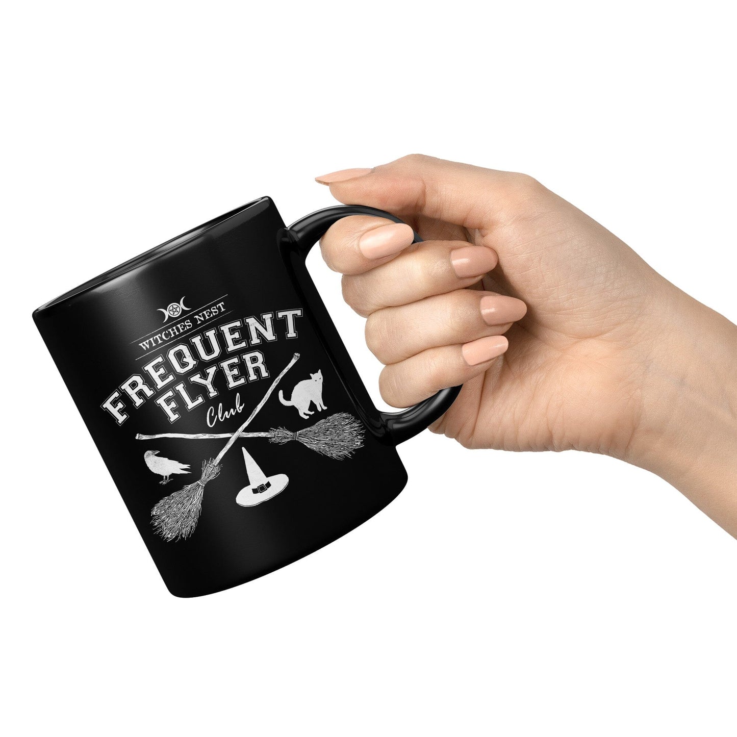 Frequent Flyer -  11oz Black Mug