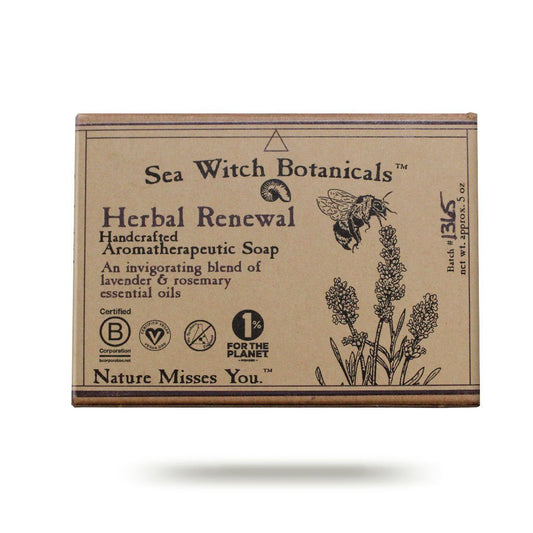 Artisan Soap: Herbal Renewal - Purple Haze - Lavender